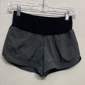Champion Women's Black and Gray Athletic Shorts